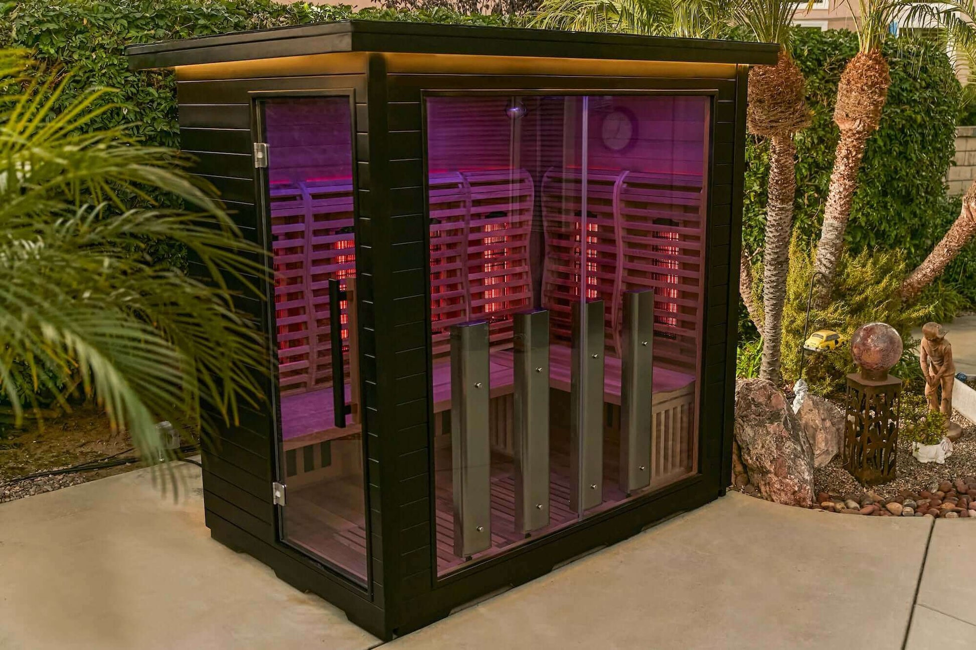 Sun Home Luminar™ Outdoor 5-Person Full-Spectrum Infrared Sauna - Easy Sauna World