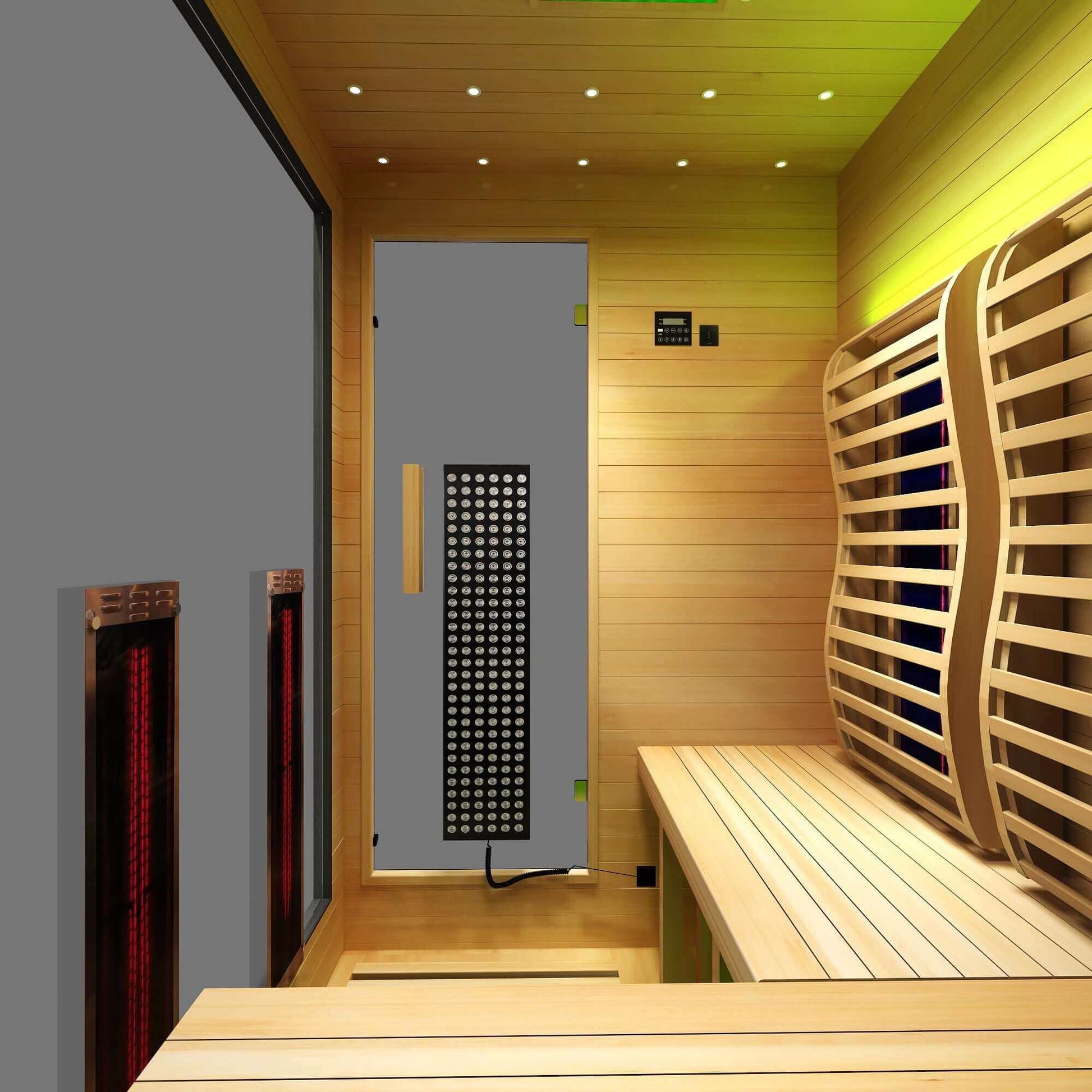 Sun Home Saunas Red Light Therapy Luminar Sauna Add-on - Easy Sauna World