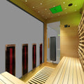 Sun Home Saunas Red Light Therapy Luminar Sauna Add-on - Easy Sauna World