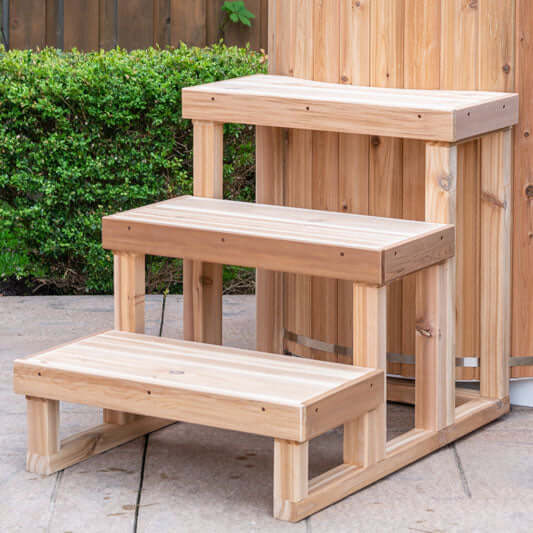 3 Tier Steps for Cold Plunge - Easy Sauna World