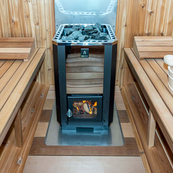 Karhu Wood Burning Sauna Heater with Rocks - Easy Sauna World