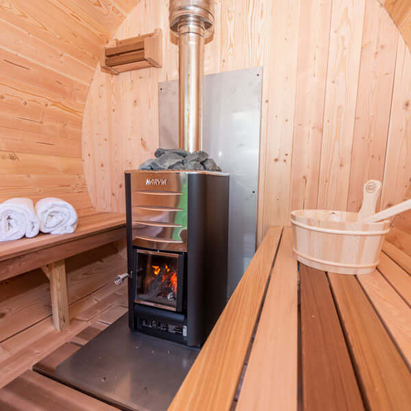 Dundalk LeisureCraft Chimney & Heat Shield Set for out the TOP - Easy Sauna World