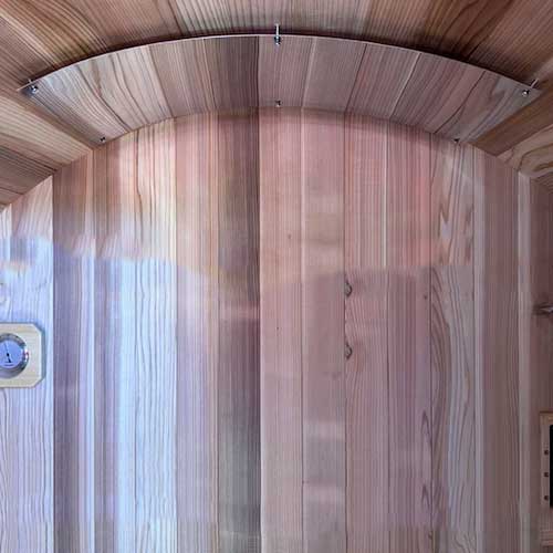 Barrel Sauna Heat Shield with Hardware
