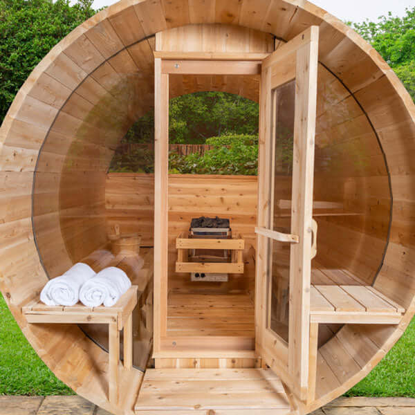 Dundalk LeisureCraft Tranquility MP Barrel Sauna CTC2345MP - Easy Sauna World