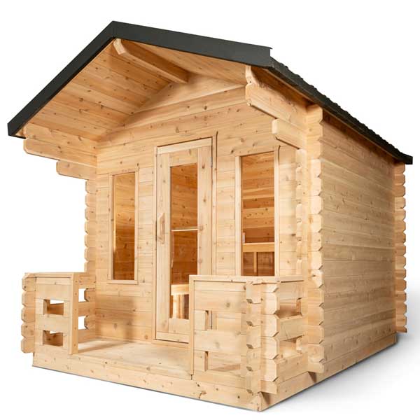 Dundalk LeisureCraft CT Georgian Cabin Sauna with Porch CTC88PW