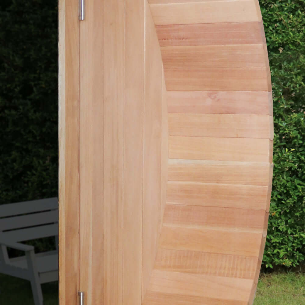 Electric Barrel Sauna with Canopy - Easy Sauna World