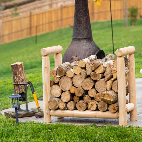 Dundalk LeisureCraft Log Firewood Rack