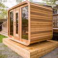 Sun Home Saunas Muskoka Outdoor Cube Sauna - Easy Sauna World