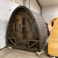 True North Large Pod Outdoor Sauna - Red Cedar, White Cedar, Pine Wood - Easy Sauna World